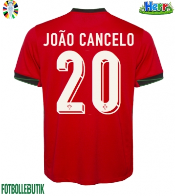 Portugal Joao Cancelo #20 Hemmatröja EM 2024 Kortärmad
